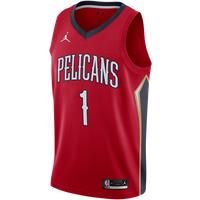 New Orleans Pelicans Statement Edition 2020 Jordan NBA Swingman Jersey - Red