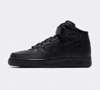 Nike Air Force 1 Mid 07 Mens Classic Trainers in Black - 10 UK