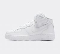 Nike Men/'s Air Force 1 Mid /'07 Basketball Shoe, White 01, 6 UK