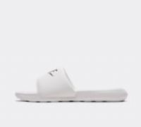 Nike Men/'s Victori One Slide Sneaker, White Black White, 15 UK