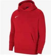 NIKE Kid Y Nk Flc Park20 Fz Hoodie Sweatshirt, Red / White, XL EU