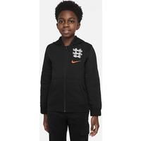 England Older Kids' Full-Zip Fleece Hoodie - Black