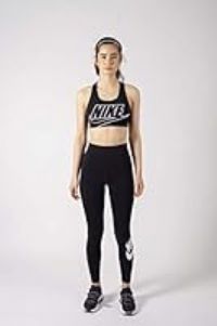 Nike CZ8528-010 W NSW ESSNTL LGGNG Futura HR Leggings Womens Black/(White) M