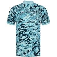 Under Armour Iso-Chill Penta Dot Mens Blue Golf Polo Shirt