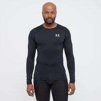 Under Armour Men's HeatGear Armour Compression T-Shirt, Mens, T-Shirt, 1361524-001, Black/White (001), XXL