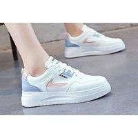 Women'S Letter Patch Colour Sneakers - 5 Sizes! - Blue