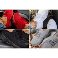 Women'S Knitted Trainers - White, Black & More!