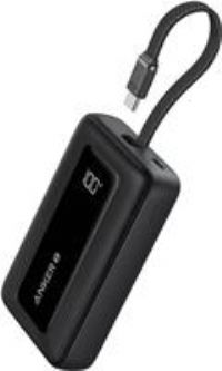 Anker Zolo Power Bank (20K, 30W, Built-In USB-C Cable)