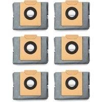 eufy 6-Pack Large Capacity Dust Bags Compatible with X10 Pro Omni Robot Vacuum and X8 Pro with Self-Empty Station