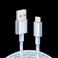 Anker 6ft Lightning Cable, 331 Cable, Premium Nylon USB-A to Lightning Cord, MFi Certified for iPhone Chargers, iPhone SE/Xs/XS Max/XR/X/8 Plus/7/6 Plus, iPad Pro Air 2, and More (Winter Blue)