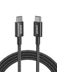 Anker 333 USB C to USB C Charging Cable, 1.8 m, 100 W USB 2.0 Type C Cable, Fast Charging Power Suitable for MacBook Pro 2020, iPad Pro 2020, iPad Air 4, Galaxy S21, Pixel, Switch, LG, and More