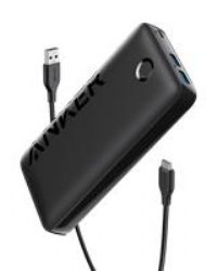 Anker Power Bank, 20W Portable Charger with USB-C Fast Charging, 335 (PowerCore 20K), Works for iPhone 13/12 Series, Samsung, iPad Pro, AirPods, Apple Watch, and More.