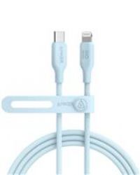 Anker USB-C to Lightning Cable, 541 Cable (Misty Blue, 6ft), MFi Certified, Bio-Based Fast Charging Cable for iPhone 14 14pro 14pro Max 13 13 Pro 12 11 X XS XR 8 Plus (Charger Not Included) 