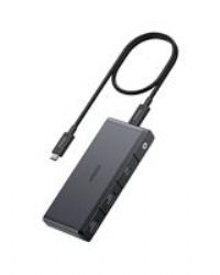 Anker USB C Hub, 556 USB-C Hub (USB4, 8-in-1) with 1.6ft USB4 Cable, 10 Gbps USB-C and USB-A Data Ports, 8K HDMI and DisplayPort, for Microsoft Surface Pro 8, HP EliteBook 850 G8, and More (Black)