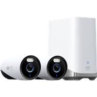 eufy Security eufyCam E330 (Professional) 2-Cam Kit 4K Outdoor Security Camera System, 10CH Wired Wi-Fi NVR for 24/7 Recording, Face Recognition AI, IP67 Weatherproof, No Monthly Fee