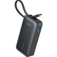 Anker Nano Power Bank, 10,000mAh Portable Charger with Built-In USB-C Cable, PD 30W Output, Fast Charging Battery Pack for iPhone 16/15 Series, Galaxy, iPad, AirPods, and More