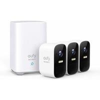eufy Security, eufyCam 2C Wireless Home Security Camera System, 180-Day Battery Life, HD 1080p, IP67 Weatherproof, Night Vision, Compatible with Amazon Alexa, 3-Cam Kit, No Monthly Fee