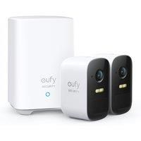 eufy Security, eufyCam 2C Wireless Home Security Camera System, 180-Day Battery Life, HD 1080p, IP67 Weatherproof, Night Vision, Compatible with Amazon Alexa, 2-Cam Kit, No Monthly Fee