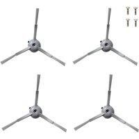 eufy 4-Pack Replacement Side Brushes and Screw L60/L60 SES/G50 Series Robot Vacuums