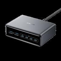 Anker Prime Charger, 200W 6-Port GaN Charging Station, Fast Charging USB C Charger, Compatible with iPhone 15/15 Pro/14/14 Pro, MacBook Pro/Air, iPad Pro, Dell XPS, Galaxy S23/S22, Note20, and More