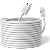 eufy Security 15ft/4.5m USB-A to USB-C Power Cable, Compatible with eufyCam S3 Pro and All Upcoming eufy Battery Cameras, Continuous Power and 24/7 Security.