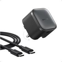 Anker Nano 45W USB-C Plug Compact and Foldable Fast Charger 6 ft Cable For Apple