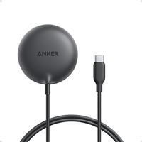 Anker Zolo Magnetic Wireless Charger, Qi2 Certified 15W MagSafe-Compatible Wireless Charging Pad with 5 ft Built-In USB-C cable, For iPhone 16/15/14/13 Series, AirPods, and More (Adapter Not Included)