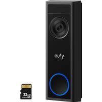 eufy Video Doorbell C31 with 32 GB MicroSD Card black
