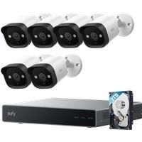 eufy PoE NVR CCTV Security System E40 (6-Cam Kit) + 2 TB HDD
