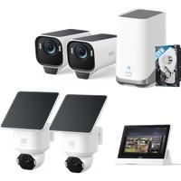 eufy Outdoor Security Kit (4K Max View, PTZ, Smart Display, Up to 16 TB Storage, No Monthly Fee)