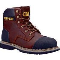 Caterpillar Powerplant S3 Mens Safety Boots Brown 7 UK