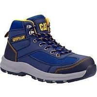 Caterpillar Elmore Mid Safety Hiker Boots S1 Navy Blue Steel Toe Cap