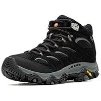 Merrell Women/'s Moab 3 Mid GTX Hiking Boot, Black Grey, 4.5 UK