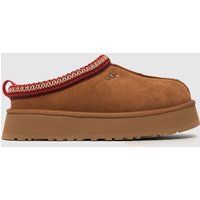 UGG tazz platform slippers in chestnut
