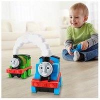 £Fisher-Price Thomas & Friends Race & Chase R/C - UK English Edition, remote controlled toy train engines for toddlers and preschool kids