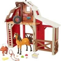 Spirit Untamed Barn Playset with Horse Barn 3 Play Areas & More (Box Damaged)