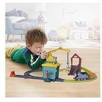 Fisher-Price Thomas & Friends Fix /'em Up Friends train and track set with motorized Thomas engine for preschool kids 3+
