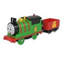 Fisher-Price Thomas & Friends Percy Motorized Toy Train Engine for Preschool Kids Ages 3+