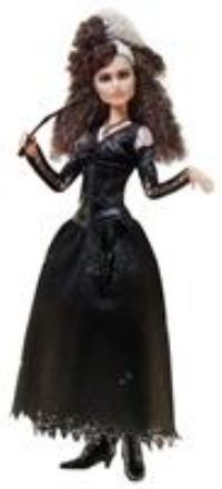Harry Potter Bellatrix Lestrange Doll - Collectible Doll With Signature Black Dress, Necklace & Wand - Flexible Joints - 10" Tall - Gift for Kids 6+
