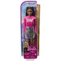 Barbie It Takes Two Barbie “Brooklyn” Roberts Doll (Braided Hair) Wearing Pink NYC Shirt, Metallic Skirt & Shoes, Gift for 3 to 7 Year Olds