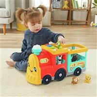Fisher-Price Little People Big ABC Animal Train, push-along toy vehicle with lights, music and Smart Stages learning content for kids ages 1+