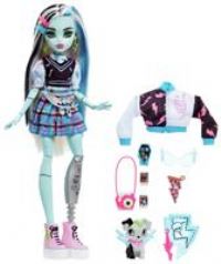 NEW 2022 MONSTER HIGH G3 FRANKIE STEIN DOLL ACCESSORIES BACKPACK PUPPY GLASSES