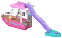 Barbie Boat with Pool and Slide, Dream Boat Playset Includes 20+ Pieces Like Dolphin and Accessories, HJV37