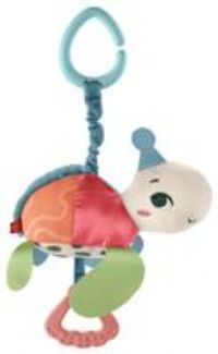 Fisher-Price Sea Me Bounce Turtle - Plush Stroller Toy