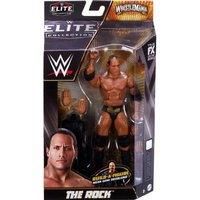 £WWE Elite Action Figure WrestleMania The Rock with Accessory and “Mean” Gene Okerlund Build-A-Figure Parts£, HKP13