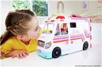 Barbie Toys, Transforming Ambulance and Clinic Playset with Lights, Sounds and 20+ Accessories, Care Clinic, HKT79