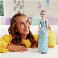 Disney Princess Dolls, New for 2023, Cinderella Posable Fashion Doll with Sparkling Clothing and Accessories, Disney Movie Toys, HLW06