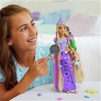 Disney Princess Toys, Rapunzel Doll with Color-Change Hair Extensions and Hair-Styling Pieces, Inspired by the Disney Movie££, HLW18