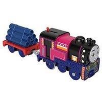 Thomas & Friends Ashima Toy Train, Battery-Powered Motorized Engine with Cargo Car for Preschool Pretend Play£, HMC22