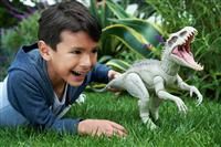 Jurassic World Indominus Rex Dinosaur Toy with Lights, Sounds, Chomp and Side to Side Neck Motion, Camouflage N Battle I-Rex, Digital Play